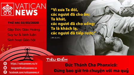 Vatican News Tiếng Việt thứ Hai 02.03.2020