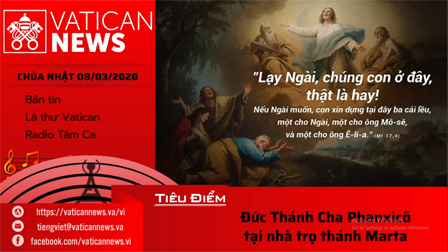 Vatican News Tiếng Việt Chúa Nhật 08.03.2020