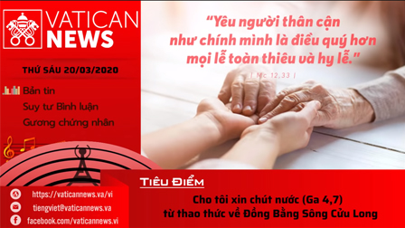 Vatican News Tiếng Việt thứ Sáu 20.03.2020