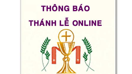 Cập nhật chương trình thánh lễ online hằng ngày