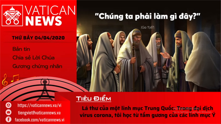 Vatican News Tiếng Việt thứ Bảy 04.04.2020