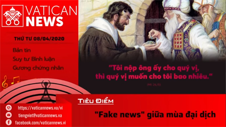 Vatican News Tiếng Việt thứ Tư 08.04.2020
