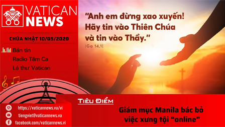 Radio: Vatican News Tiếng Việt Chúa Nhật 10.05.2020