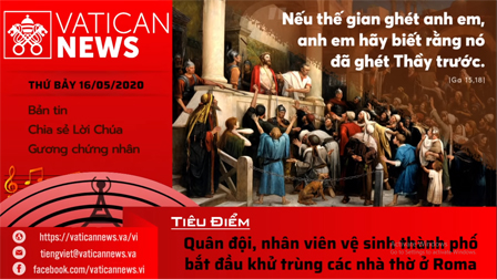 Radio: Vatican News Tiếng Việt thứ Bảy 16.05.2020