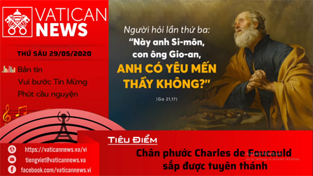 Radio: Vatican News Tiếng Việt thứ Sáu 29.05.2020
