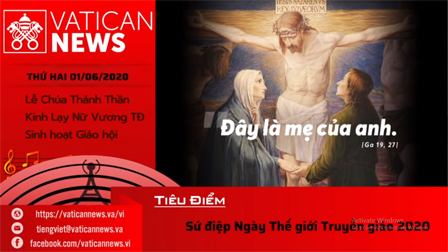 Radio: Vatican News Tiếng Việt thứ Hai 01.06.2020
