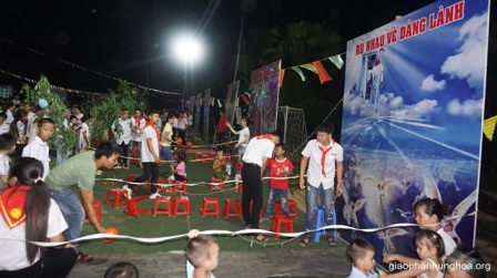 Thiếu nhi giáo xứ Yên Tập vui chơi hội chợ hè 2020