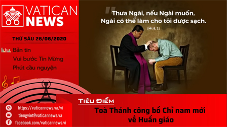 Radio: Vatican News Tiếng Việt thứ Sáu 26.06.2020