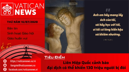 Radio: Vatican News Tiếng Việt thứ Năm 16.07.2020
