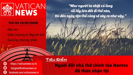 Radio: Vatican News Tiếng Việt thứ Ba 28.07.2020