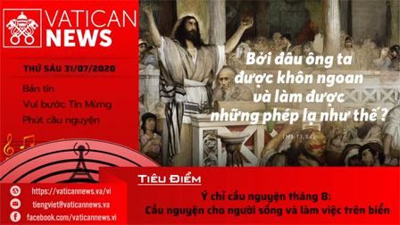 Radio: Vatican News Tiếng Việt thứ Sáu 31.07.2020