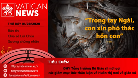 Radio: Vatican News Tiếng Việt thứ Bảy 01.08.2020