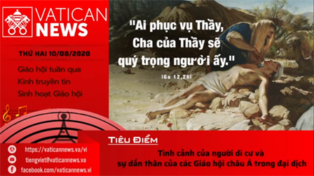 Radio: Vatican News Tiếng Việt thứ Hai 10.08.2020