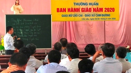 Thường huấn Ban hành giáo khóa VII giáo hạt Lào Cai