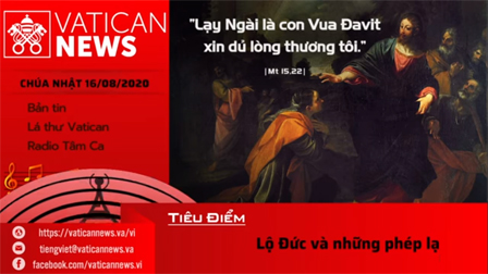 Radio: Vatican News Tiếng Việt Chúa Nhật 16.08.2020