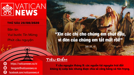 Radio: Vatican News Tiếng Việt thứ Sáu 28.08.2020