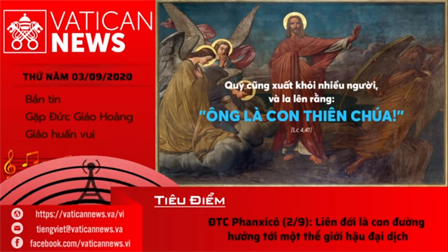 Radio: Vatican News Tiếng Việt thứ Năm 03.09.2020
