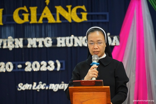 Chị Tổng phụ trách Maria Mai Thị Hà