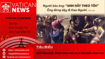 Radio: Vatican News Tiếng Việt Thứ Hai 21.09.2020