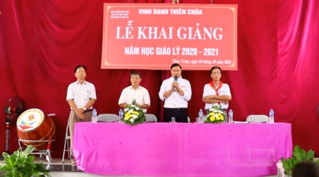 Giáo xứ Thủy Trạm khai giảng năm học giáo lý 2020 - 2021