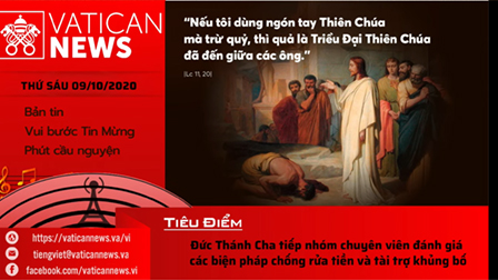 Radio: Vatican News Tiếng Việt thứ Sáu 09.10.2020