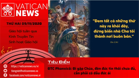 Radio: Vatican News Tiếng Việt thứ Hai 09.11.2020