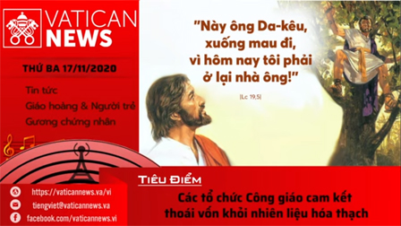 Radio: Vatican News Tiếng Việt thứ Ba 17.11.2020