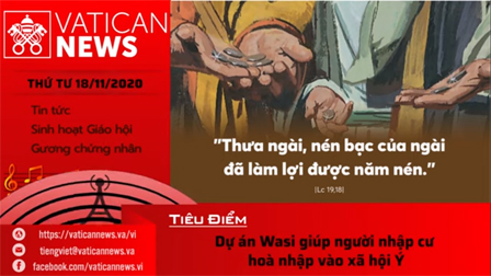 Radio: Vatican News Tiếng Việt thứ Tư 18.11.2020