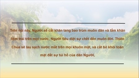 Thánh vịnh Đáp ca và Hiệp lễ Chúa nhật 34 - Lễ Chúa Giêsu Kitô Vua Vũ Trụ