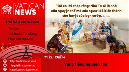 Radio: Vatican News Tiếng Việt thứ Sáu 20.11.2020