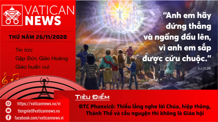 Radio: Vatican News Tiếng Việt thứ Năm 26.11.2020