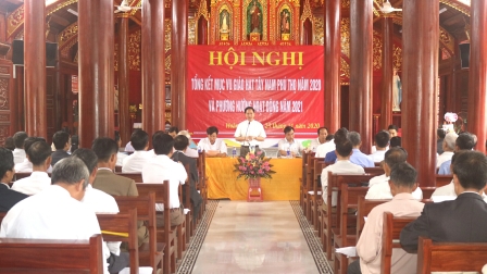 Giáo hạt Tây Nam Phú Thọ: Hội nghị tổng kết công tác mục vụ năm 2020