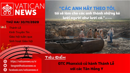 Radio: Vatican News Tiếng Việt thứ Hai 30.11.2020