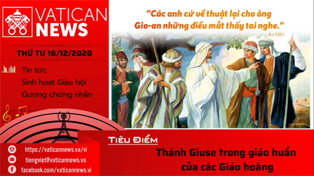 Radio: Vatican News Tiếng Việt thứ Tư 16.12.2020