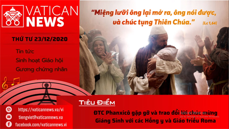 Radio: Vatican News Tiếng Việt thứ Tư 23.12/2020