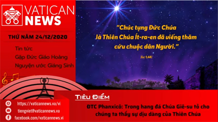 Radio: Vatican News Tiếng Việt thứ Năm 24.12.2020