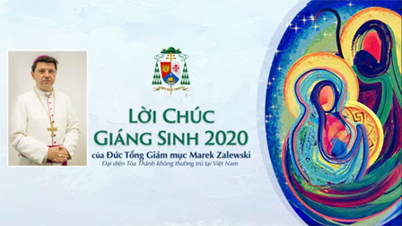 Lời chúc Giáng sinh 2020 của Đức Tổng Giám mục Marek Zalewski