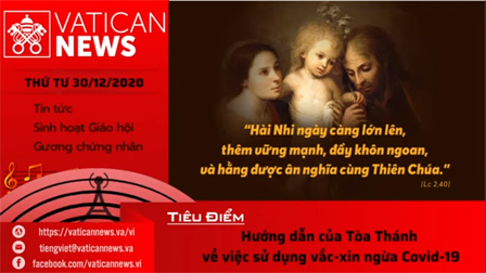 Radio: Vatican News Tiếng Việt thứ Tư 30.12.2020