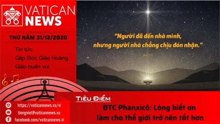 Radio: Vatican News Tiếng Việt thứ Năm 31.12.2020