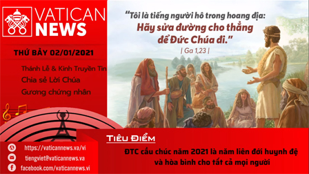 Radio: Vatican News Tiếng Việt thứ Bảy 02.01.2020