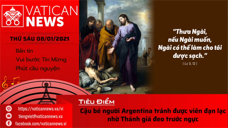 Radio: Vatican News Tiếng Việt thứ Sáu 08.01.2021
