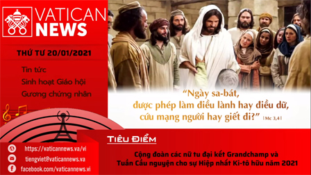 Radio: Vatican News Tiếng Việt thứ Tư 20.01.2020