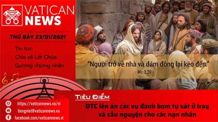 Radio: Vatican News Tiếng Việt thứ Bảy 23.01.2021