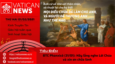 Radio: Vatican News Tiếng Việt thứ Hai 01.02.2021