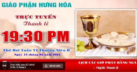 Thánh Lễ Trực Tuyến/ Thứ Hai Tuần VI Thường Niên B