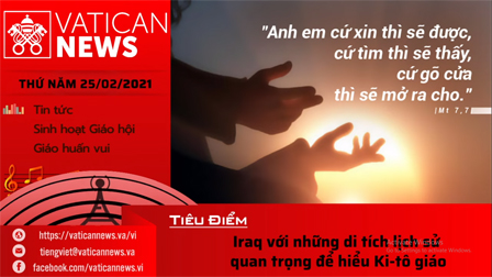 Radio: Vatican News Tiếng Việt thứ Năm 25.02.2021