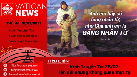 Radio: Vatican News Tiếng Việt thứ Hai 01.03.2021