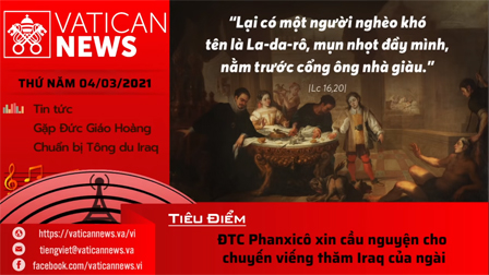 Radio: Vatican News Tiếng Việt thứ Năm 04.03.2021