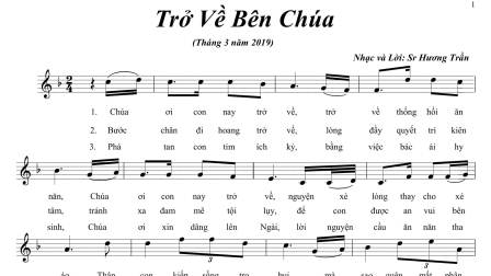 Bài hát: Trở về bên Chúa của Sr Hương Trần