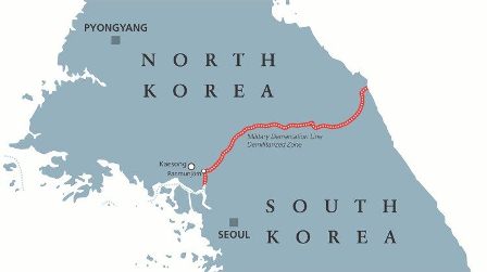 Bản đồ bán đảo Triều Tiên 